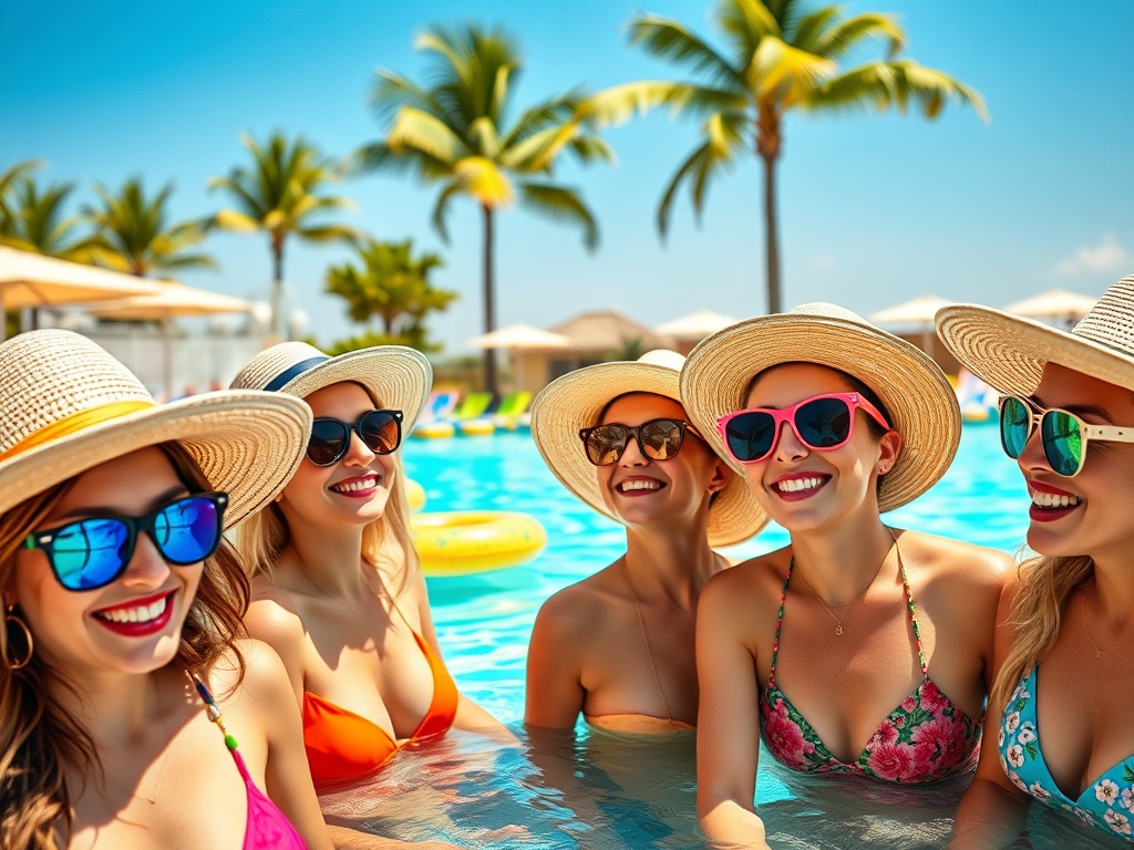 DECTANE ROMANIA | Accesorii de protecție solară pentru o petrecere la piscină